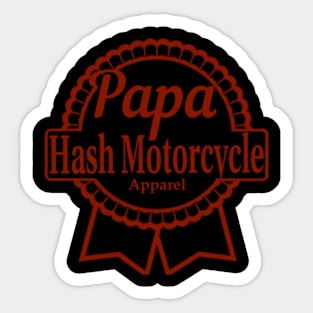 Papa Hash Apparel: Papa Ribbon Sticker